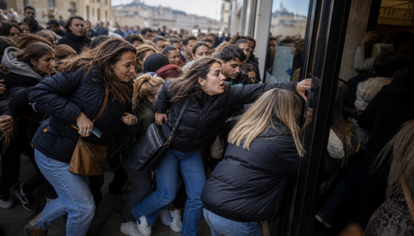 L’incroyable ruée sur les bons de réduction lors du black friday, vu depuis Marseille
